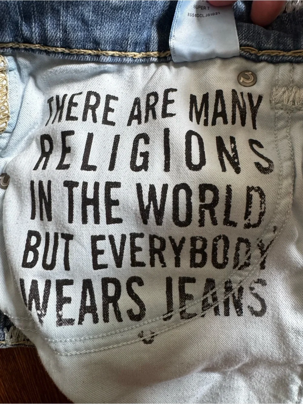 True Religion Ricky Relaxed Straight Denim Shorts Mens 32 Blue Super T Early 2k